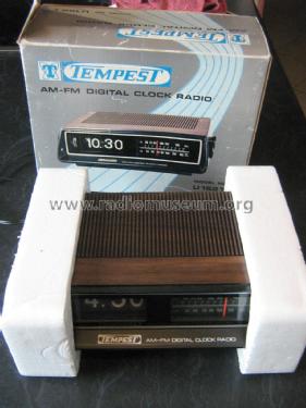 AM-FM Digital Clock Radio U 152 T; Tempest brand; Hong (ID = 1804143) Radio