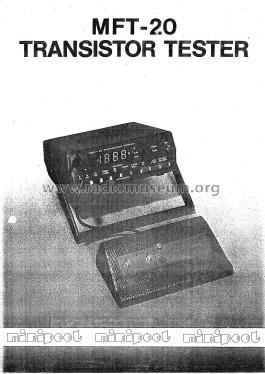 Transistor Tester MFT-20; Minipool IKSZ; (ID = 2679398) Equipment