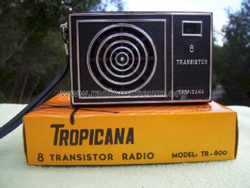 8 Transistor TR-800; Tropicana Bell (ID = 1385356) Radio