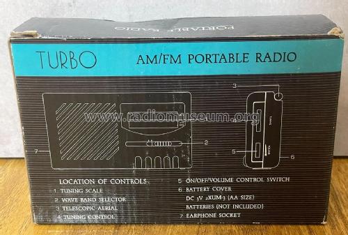 Turbo AM/FM Portable Radio PR-390AF; Unknown to us - (ID = 2820944) Radio