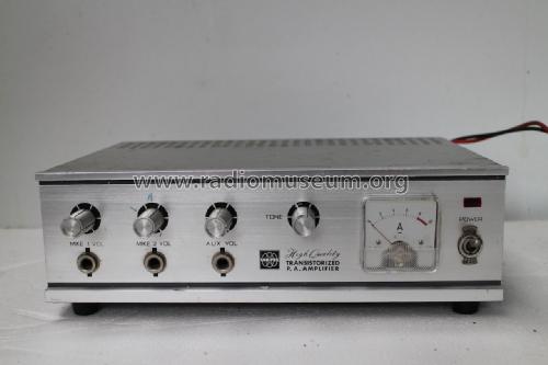 Uni-Pex Transistorized P.A. Amplifier Ampl/Mixer Unknown - CUSTOM  |Radiomuseum.org