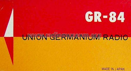 Germanium Radio GR-84; Union Co. Ltd.; (ID = 406377) Galène