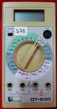 Univolt Digital Multimeter DT-830; Unknown - CUSTOM (ID = 2913903) Ausrüstung