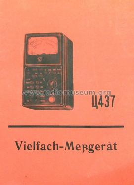 V-A-Ohm-Meter C-437 {Ц-437}; Elektroizmeritel, (ID = 1107386) Equipment