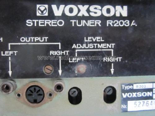 Stereo Tuner R203 A; Voxson, FARET F.A.R. (ID = 1738368) Radio