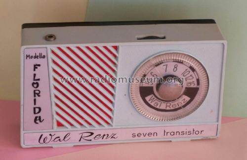 Wal Renz Florida seven transistor ; Unknown - CUSTOM (ID = 2688549) Radio