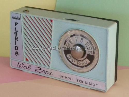 Wal Renz Florida seven transistor ; Unknown - CUSTOM (ID = 2688550) Radio