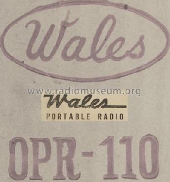 Wales Portable Radio OPR-110; Unknown - CUSTOM (ID = 489663) Radio