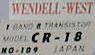 Wendell-West Transistor Eight CR-18 ; Wendell-West Co.; (ID = 603636) Radio