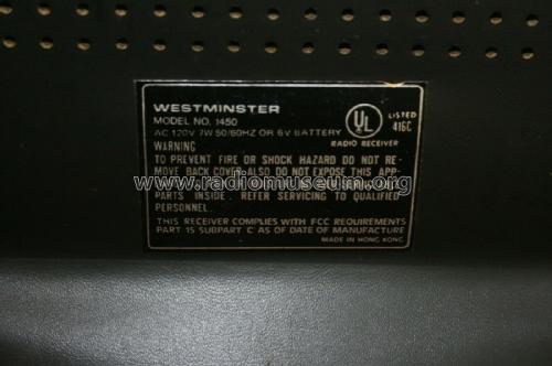 Westminster Multi-Band Receiver 1450; Unknown - CUSTOM (ID = 2485726) Radio