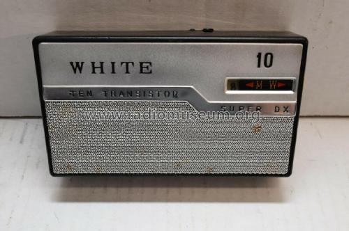 White 10 Ten Transistor Super DX 1051; Unknown - CUSTOM (ID = 2704082) Radio