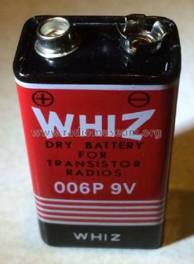 Whiz - Dry Battery for Transistor Radios 006P 9V; Unknown - CUSTOM (ID = 1727041) Power-S