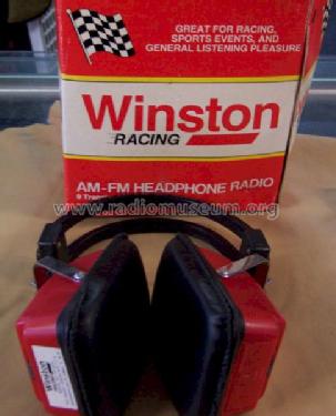 Winston Racing AM-FM Headphone Radio HP9000; Unknown - CUSTOM (ID = 1277479) Radio