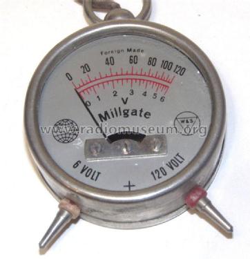 Radio-Voltmeter - Pocket Voltmeter 6 Volt - 120 Volt Millgate - Perfecta - Volt - W&S F; Unknown Europe (ID = 1655126) Equipment