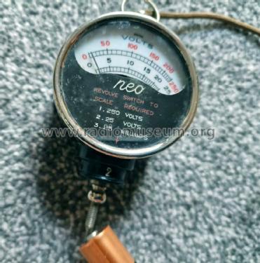 Neo - Pocket Voltmeter with Revolve Switch DC: 0-25-250 V; 0-25 mA; Unknown Europe (ID = 3121603) Equipment