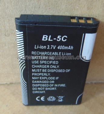 Rechargeable Li-ion battery 400 mAh BL-5C; Unknown to us - (ID = 2889345) Strom-V