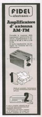 Fidel Electronic - Antenna Amplifier AM-FM; Unknown to us - (ID = 2850986) RF-Ampl.