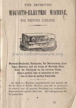 Kurbelinduktor als Elektrisiermaschine ; Unknown to us - (ID = 2736322) Medicine