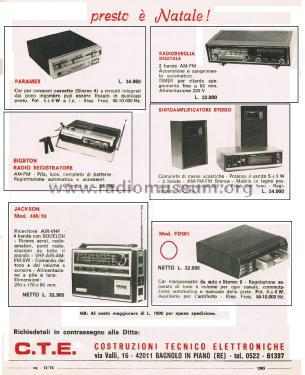 Mangianastri Stereo 8 FD501; CTE International S. (ID = 2751581) R-Player