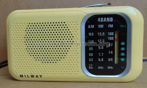 Milway 4 Band FM/AM/SW/TV Receiver KK-789; Unknown to us - (ID = 2927965) Radio