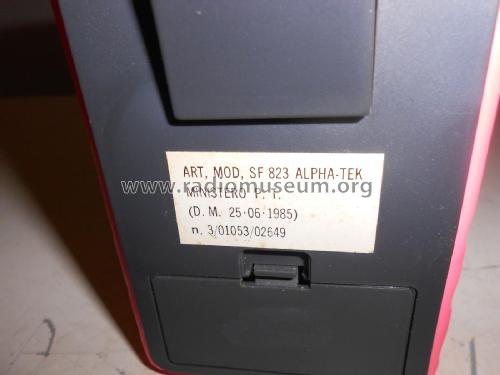 Alpha-Tek FM Radio SF 823; Unknown to us - (ID = 2336929) Radio