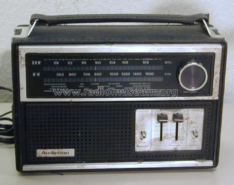 Audiphon 10-Transistor Radio Unknown to us - Worldwide, build 1973 