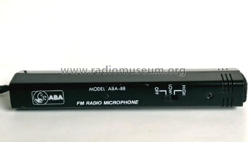 FM Radio Microphone ABA-88; ABA brand (ID = 2049836) Microphone/PU