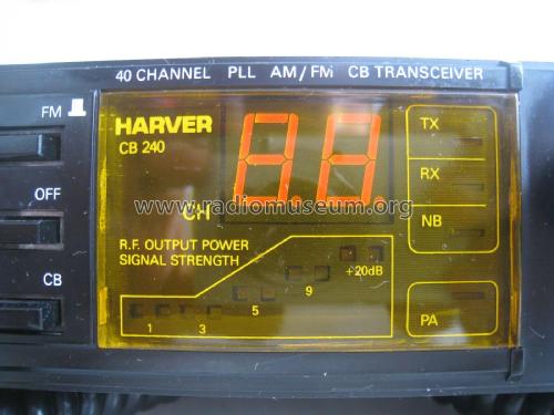 Harver 40 channel PLL AM/FM CB Transceiver CB 240; Unknown to us - (ID = 2006667) Ciudadana