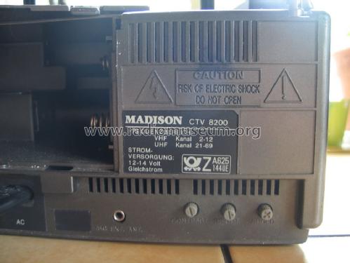 Madison - 5' TV-Cassette Radio CTV 8200; Unknown to us - (ID = 1718246) Fernseh-R