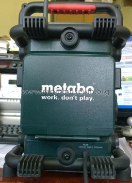 Metabo Work Radio ' Baustellenradio ' RC14.4-18; Unknown to us - (ID = 1884665) Radio