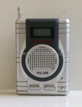 Precison FM Scan Radio PS-359; Shenzhen Jinxin (ID = 2300443) Radio