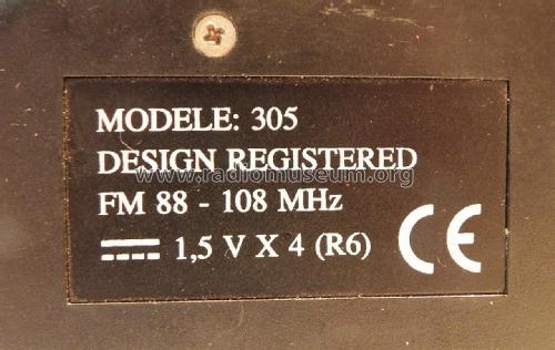 Radio FM Stereo 305 Code No. 222243; Unknown to us - (ID = 2615960) Radio