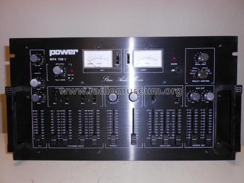 Power Stereo Audio Mixer MPK 706 C; COMEL - (ID = 2317521) Ampl/Mixer