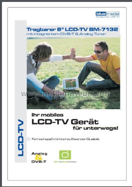 TFT Color DVB/ATV/VGA/Monitor Blue Media BM-7132; Unknown to us - (ID = 2077859) Television