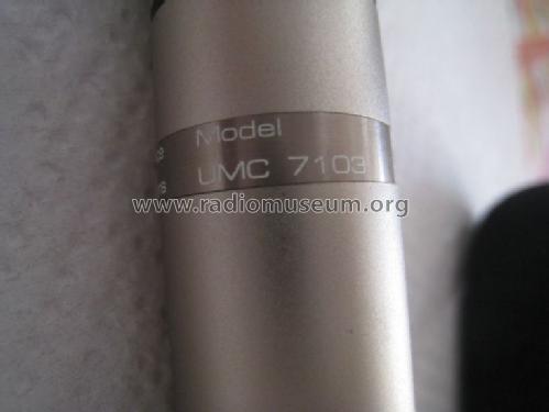 Uni-directional electret condenser microphone UMC 7103; Unknown to us - (ID = 1666961) Microfono/PU