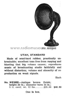 Standard ; Utah Radio Products (ID = 1955185) Altavoz-Au