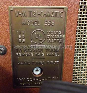 Tri-o-Matic 556-A; V-M VM Voice of (ID = 1987843) Ton-Bild