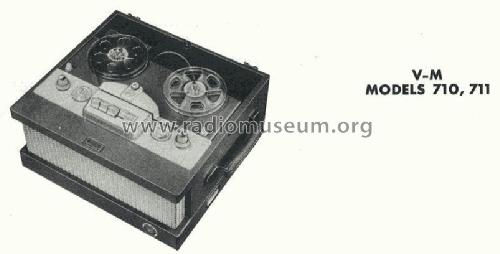 711 Tape-O-Matic R-Player V-M VM Voice of Music Corporation; Benton