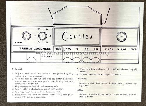 Courier Tape-O-Matic 728; V-M VM Voice of (ID = 3033724) R-Player