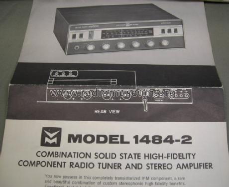 Stereo Tuner Amplifier 1484-2; V-M VM Voice of (ID = 1192715) Radio