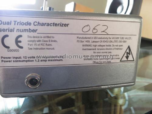 Dual Triode Characterizer ; Vacuum Tube Valley; (ID = 1350028) Equipment