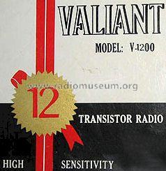 12 Transistor HiFi Deluxe V-1200; Valiant Watch Ltd.; (ID = 549141) Radio