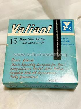 15 Transistor Deluxe HI-FI TR-1500 ; Valiant Watch Ltd.; (ID = 2913762) Radio