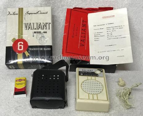 Super De Luxe 6 Transistor 666; Valiant Watch Ltd.; (ID = 2818671) Radio