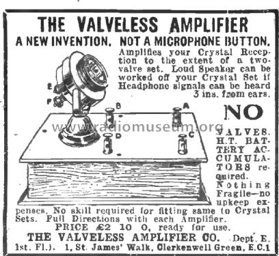 Valveless Amplifier ; Valveless Amplifier (ID = 2924074) Speaker-P