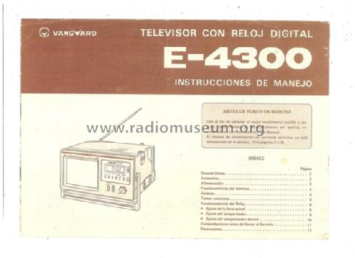 E-4300; Vanguard; Hospitalet (ID = 1622444) Television