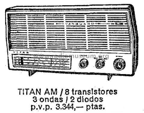 Titan AM 7TN-S4; Vanguard; Hospitalet (ID = 1618864) Radio