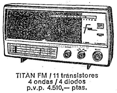 Titan FM 7T-S8; Vanguard; Hospitalet (ID = 1618863) Radio