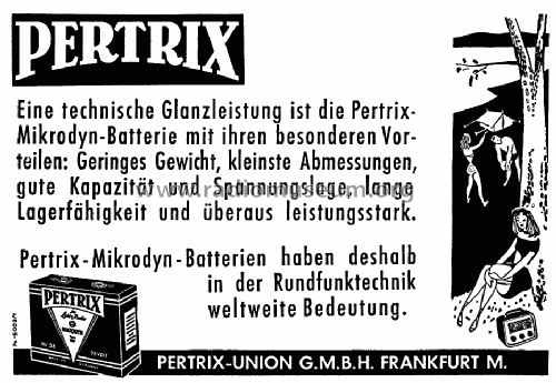 Pertrix Mikrodyn Nr. 58; Varta Accumulatoren- (ID = 670930) A-courant