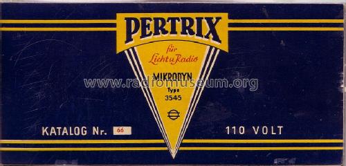 Pertrix Nr. 66; Varta Accumulatoren- (ID = 991718) Fuente-Al